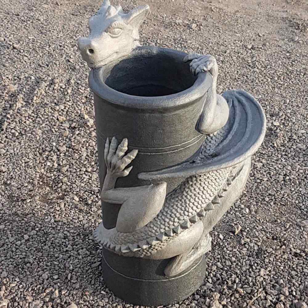 slate grey two tone dragon